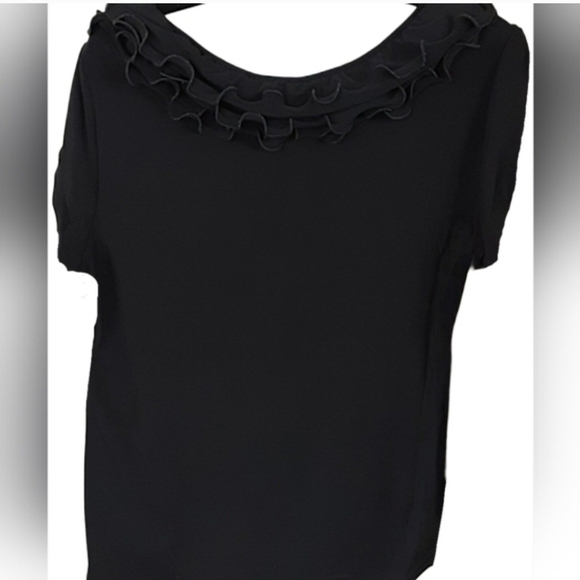 Joseph Ribkoff Ruffle Blouse - Picture 2 of 4